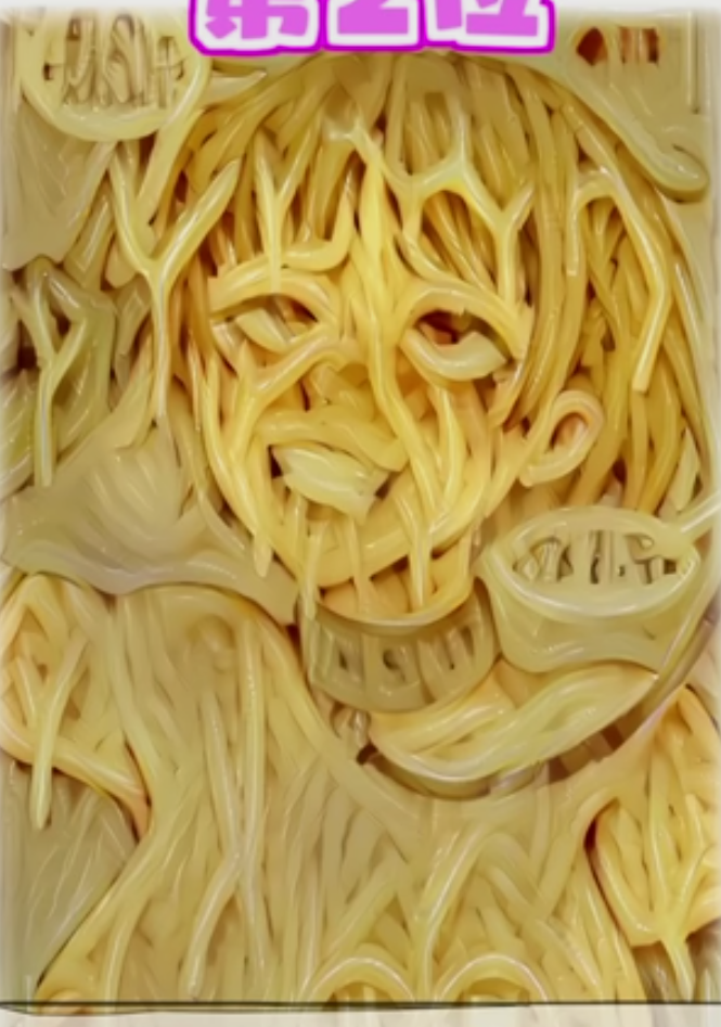 パスタアート オファー 気持ち悪い