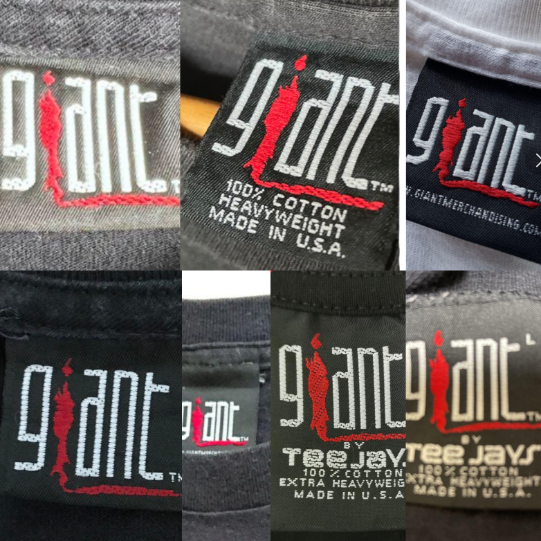 giantタグについて質問です。90年代ビンテージTシャツによくあるgian