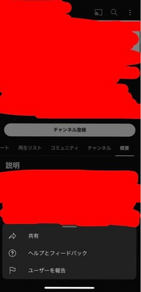 至急お願いします。
YouTubeのブロックのやり方なのですが、いくら調べてもやり方が分かりません、というか調べてもやり方が出てきません。 iPhoneを使っていてYouTubeのアプリからブロックをしたいのですが、「ユーザーをブロック」という欄が出てきません。
ブロックのやり方を調べると、ブロックしたいチャンネルを開いて右上の点3つをタップすると「ユーザーをブロック」という欄が出てくるらし...