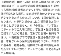 これって、保護者同伴で行ったら未成年は無料って事ですか？
ちなみにブルーロック展です 