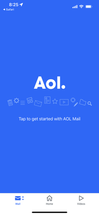 aolアプリでメールをタッチすると次の画面が出て来て、タッチしてロ... - Yahoo!知恵袋