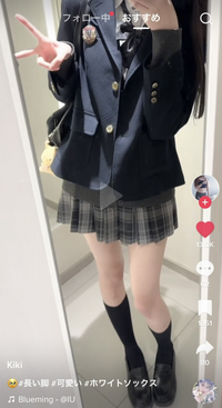 私の高校は私服登校可能で、なんちゃって制服を着たいのですがティック