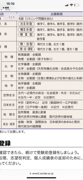 駿台高卒クラスについて質問です。第1回駿台全国模試の出題範囲