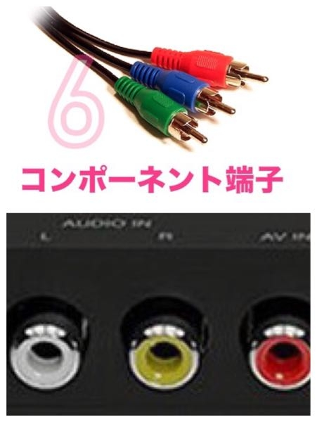コンポーネント化について テレビにS端子 D端子 RCA端子はつい - Yahoo 知恵袋
