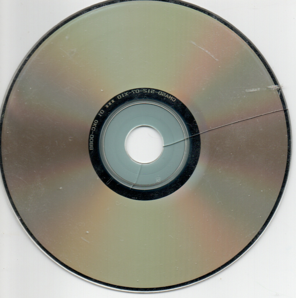 割れたCD－ROMディスクは、修復して問題なく再生可能にすることが