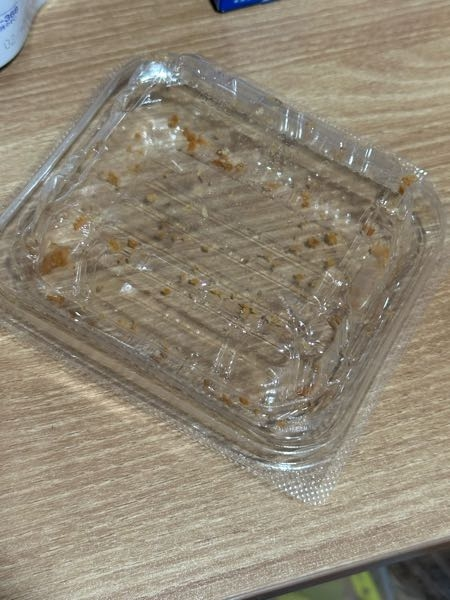 プラスチックの分別について こういう惣菜が入っていた容器を洗うのが面倒くさいときは、このままプラスチックとして分類するか燃えるゴミとして出すかどちらの方が良いでしょうか？