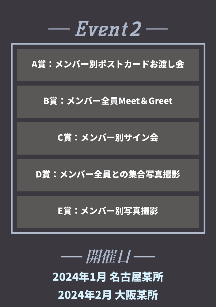 NCT127 fact check シリアルカード応募についてです！ やはり、1番当たりやすいのはA賞でしょうか？ 倍率の低そうな順に教えていただきたいです(>_<)