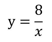 中学数学 一次式 反比例の式はなぜ一次式ではないのですか？