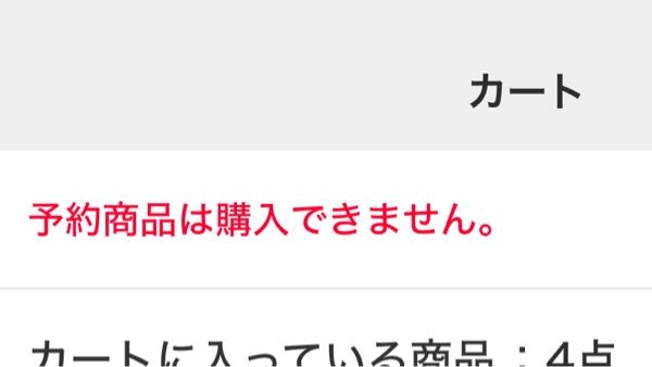 予約品　他者の購入不可 至急ですZOZOTOWNで予約商品が購入できなくなりましたこれは全員ですか