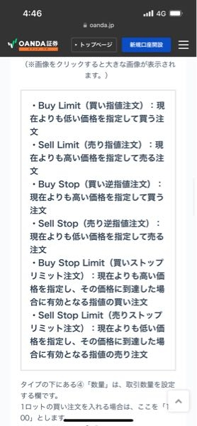 FXのbuystopとbuystoplimitの違いはなんですか？どちらも現
