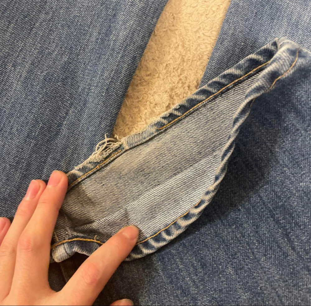 古着屋さんでLEVI'S646を買いました。内タグがなくて年代判別が難し