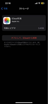 これって削除すると、データ全て消えるんですか？iCloudについてよくわからないのでわかる方教えてください！ 