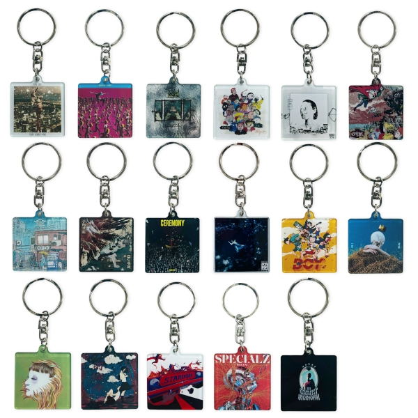 KingGnuのアクリルキーホルダーの全種類を購入したのですが全部掛け