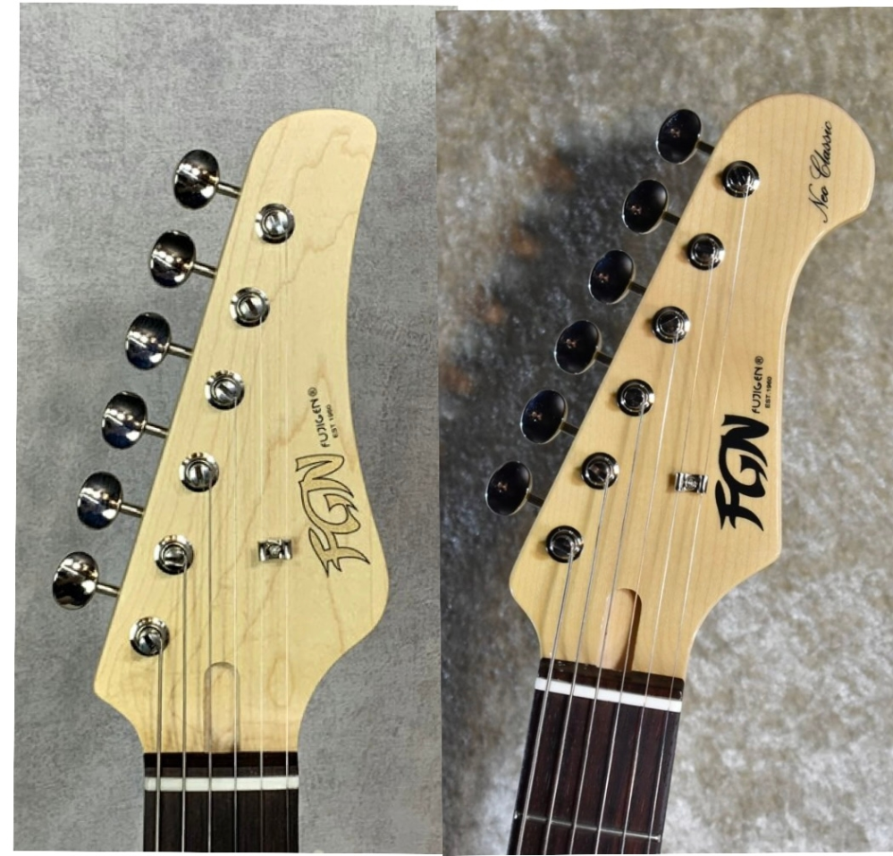 fujigen(FGN)ロゴについてなんですが、下の2つのロゴで色が違うのに