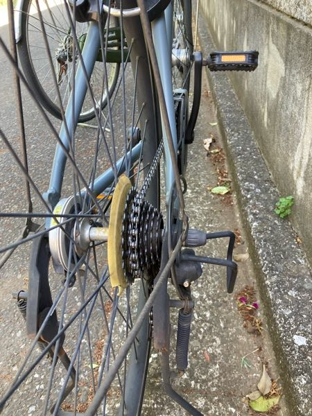クロスバイクの洗浄をしていたところスポークプロテクター？が割れて 