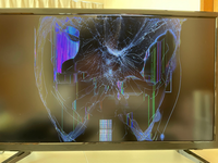 やこ557740XS 液晶テレビ 画面ひび割れあり テレビ画面の破損に注意。国民生活センターが4つのアドバイス