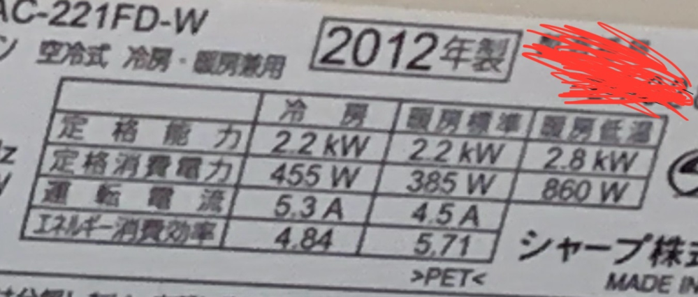 エアコンの電気代について。 母親から自分のペットのエアコンの電気代は自分で出すように言われたのですが電気代って基本内訳とか分かりませんよね？なので計算しようと思ったのですがどうすれば良いのでしょうか…？ エアコンは霧ヶ峰のもので電力は下図のとおりです。6畳ほどの部屋で28度設定、毎日二十時間ほど使うとすれば一ヶ月でどのくらいの電気料金になるでしょうか。