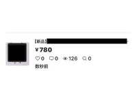 メルカリ商品を出品して1秒で目のマーク(閲覧数？)が126って出ま 