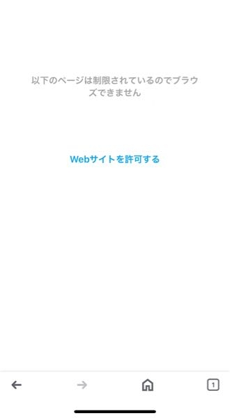 これって｢Webサイトを許可する｣ってところを押してパスワードを入力