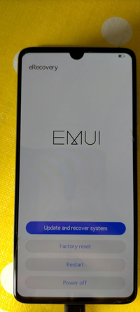 huaweip30の更新ができず（充電中ふとスマホを見たら勝手に更 