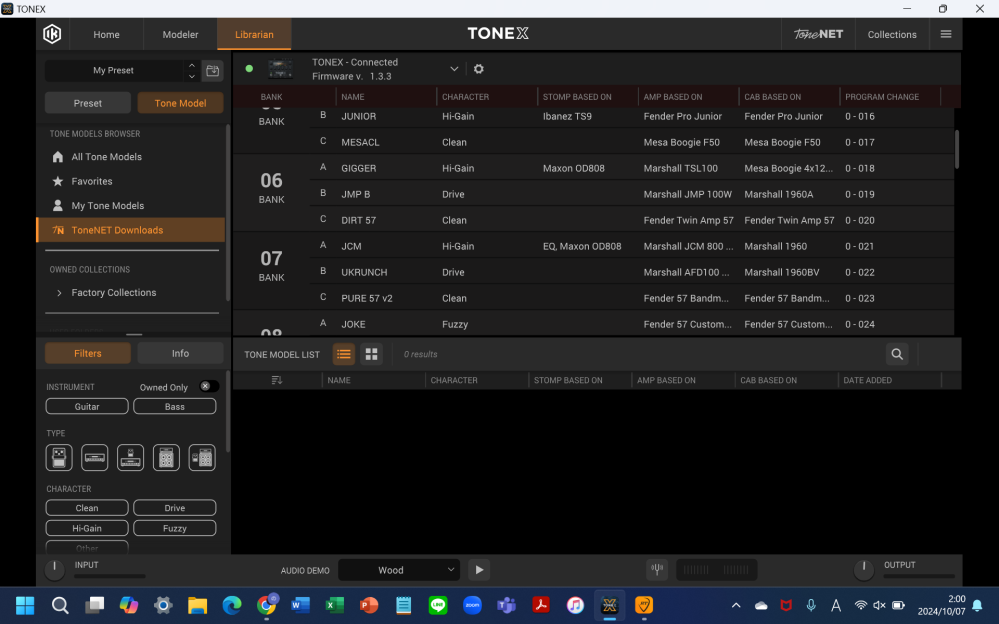 質問】TONEXPedalへのユーザープリセットの取り込み方について