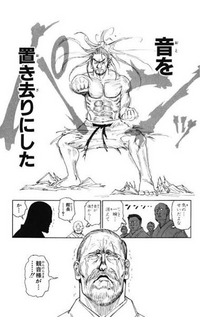 ネテロが道場で本気を出し、音を置き去りにしたあのシーンは