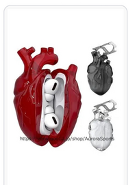 前のTwitterかインスタのストーリーでこういう心臓のAirPodsケースで銀色のが欲しいんですがスクショをし忘れてしまってどこの商品のかが分かりません…銀色の心臓のAirPods Proケース誰か わかる人いますでしょうか？