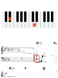 ピアノの楽譜通りに押すと気持ち悪い音が出ます。
私が読み間違えているのでしょうか？？
実際の楽譜と押してる鍵盤は画像の通りです。
私はレとミ♭だと思ってて、不協和音に聞こえます…。 ピアノ独学初心者のためお手柔らかにお願いします。。