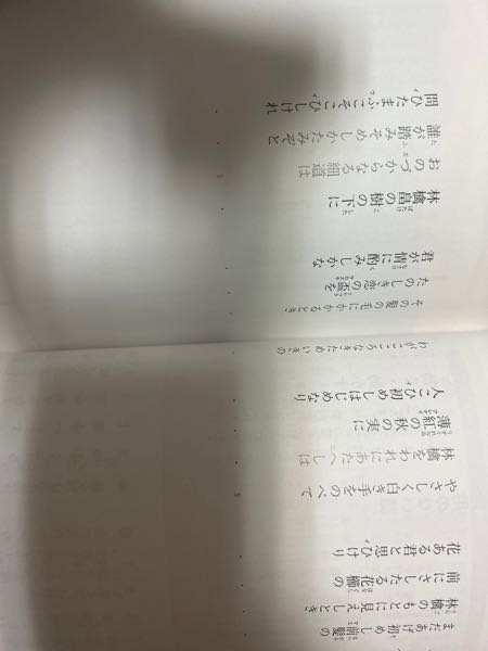 中学生です 国語の初恋という単元のことについてなのですが、 詩の中の初恋を表す部分を教えて下さい 写真に影が写って見づらいと思います。すみません、、、