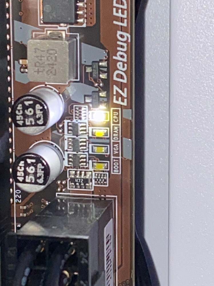 至急助けてください今自作pcを組み立て終えたんですが電源ボタン押して