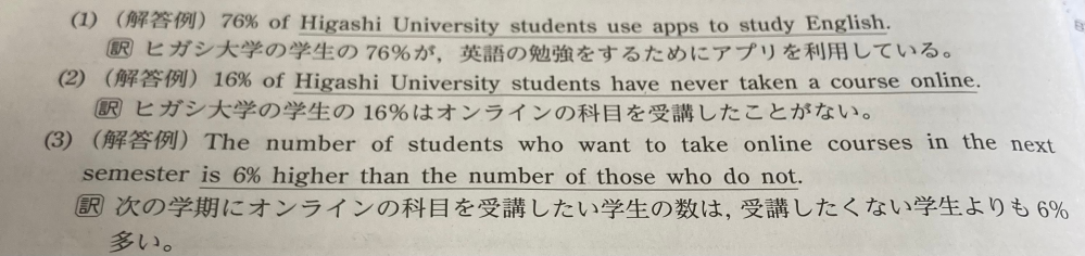 至急お願いします。 この写真の英文で(2)ではcourse onlineと書いてあるのに(3)ではonline coursesと書いてあるんですけどなんでこうなってるんですか？