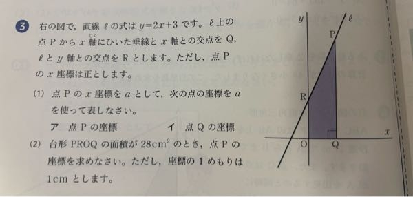 (2)の解説をお願いします。 答えはP(4.11)になります。