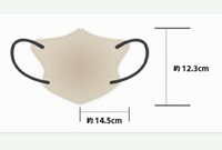 3D不織布マスクの横幅（片面）が14cm以上の物を探しています。ほとんどの物が横幅（片面）11~12cmのものが多いので、探して欲しいです。 画像のマスクは楽天で見つけました。これ以外の物でお願いいたします。