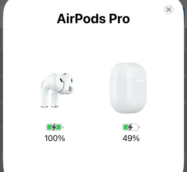 AirPodsPro第2世代が充電音はならないし、さしても光らないし、充電器