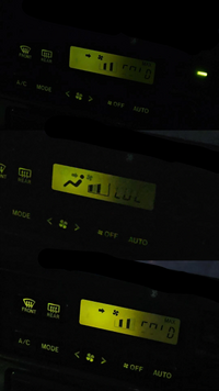 JZX100エアコンパネル不具合について - エアコンをしばらく付け