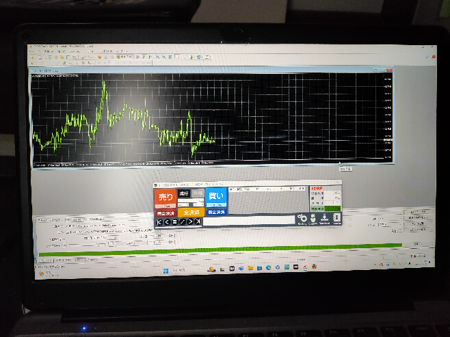 検証ソフト(練習くんプレミアム)を使用しているのですが15分足しか出していないですがスタートして売り注文出したら下の緑のゲージが一気に満タンになり進みません。
詳しい方いましたら教えてもらいたいです。 
