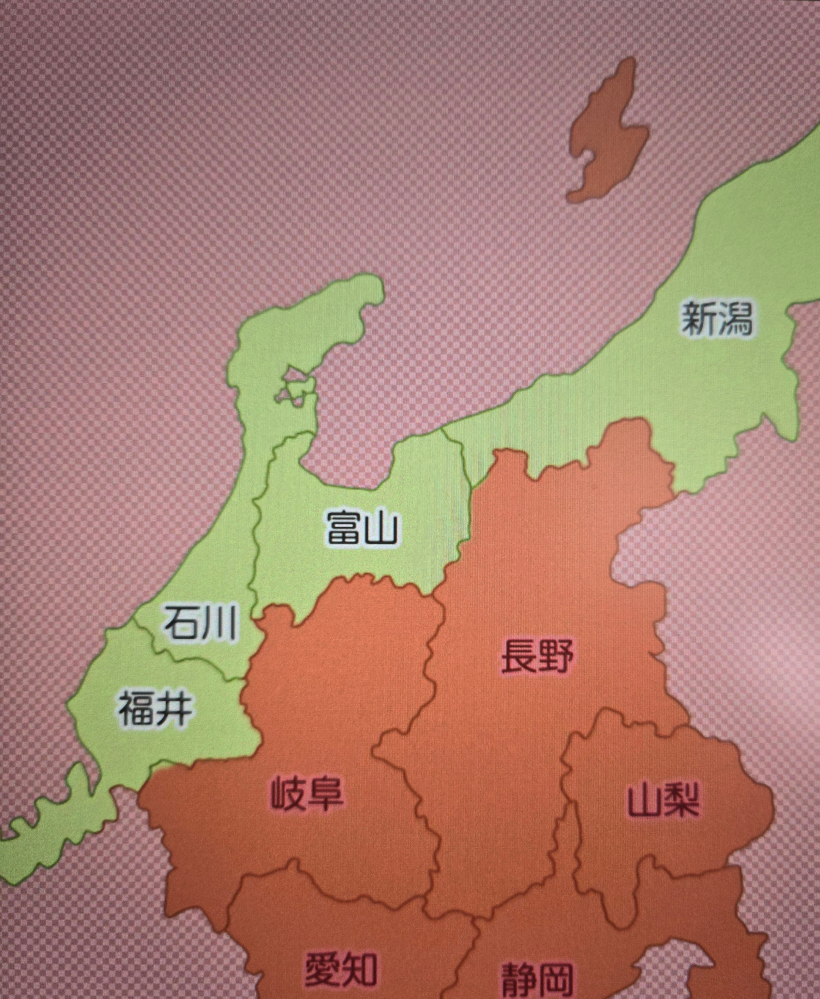 フォトショップの「選択とマスク」での画像の切り抜き方について教えてください。 新潟、富山、石川、福井だけを残して画像を切り抜きたいです。 しかし現状だと、切り抜きたい4県と、長野～岐阜に面した枠の線も選択されているので、外枠が無くなった状態で切り抜きされてしまいます。 無知すぎてお恥ずかしいですが、枠線を残した状態で4県切り抜くにはどうしたら良いでしょうか。 何卒よろしくお願いします。