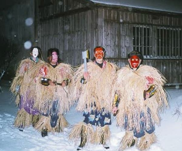 秋田県能代市のナゴメハギは なまはげの親戚か何かですか。