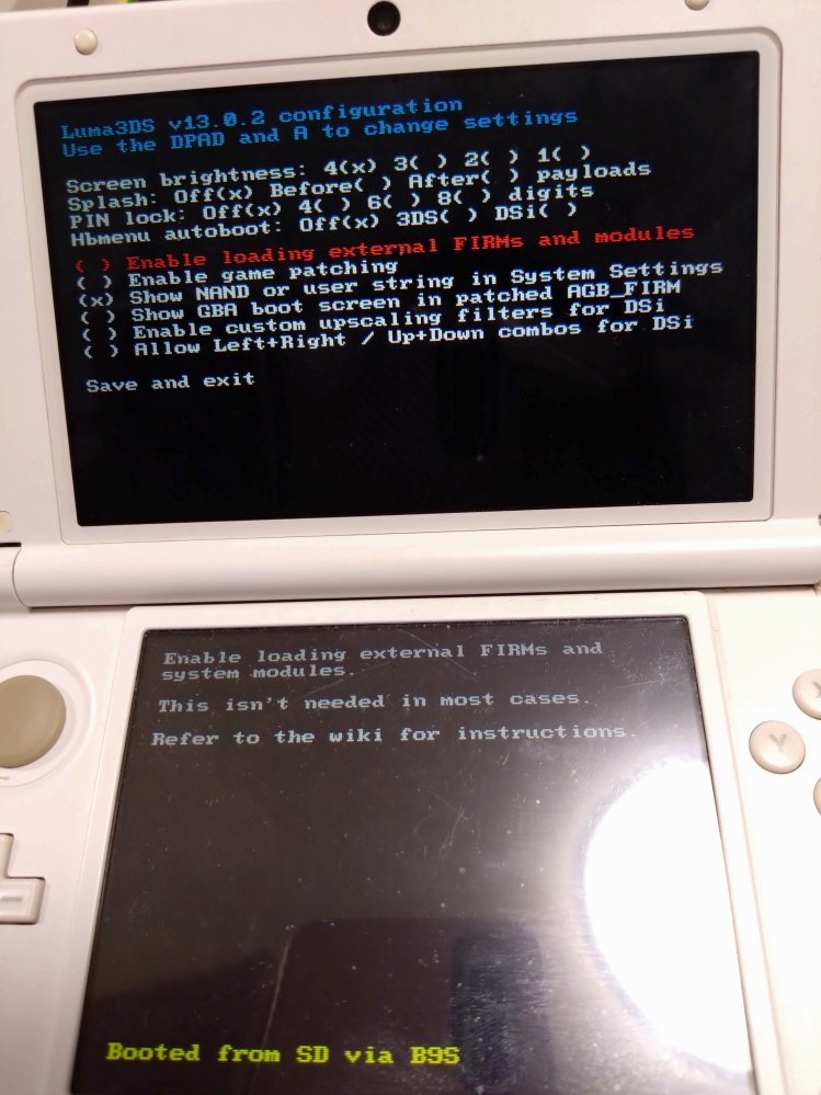 Wii 3DS関係は付きません 3DSにcfwを導入しましたが、FBIのアイコンがでません。 - 導入できた