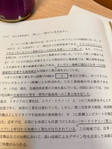 地理の問題で、下の写真の(イ)にあたる都市を教えてください。 語群はトゥールーズ、リヨン、マルセイユ、ストラスブールです。僕はトゥールーズって答えましたが、どれだと思いますか？