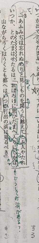 古典の和泉式部日記での質問です。 このおぼろけにおもい〜しかば、はなぜ訳が否定なのですか、、？またどのような品詞ですか、、動詞補助動詞動詞って有り得るんですかね、、 訳はこのような感じです。（そちらをお出になりますか）、とおっしゃっていましたね。（私は）いい加減に思い申し上げたわけではなく（この山に）入ったのですから（＝いい加減な気持ちでこの山に入ったのではございませんから）、