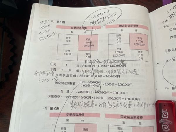 変動製造原価の計算なのですが、なぜ固定製造間接費は平均法のやり方をしているのに変動製造原価は平均法やらないのでしょうか？