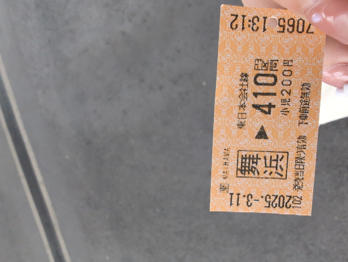 千葉の舞浜駅から東京に行きたくて、人に聞いたらこの切符でいいって言われて買いました。 これは2番線の快速に乗ればいいですか？ 初めてで分かりません…すいません