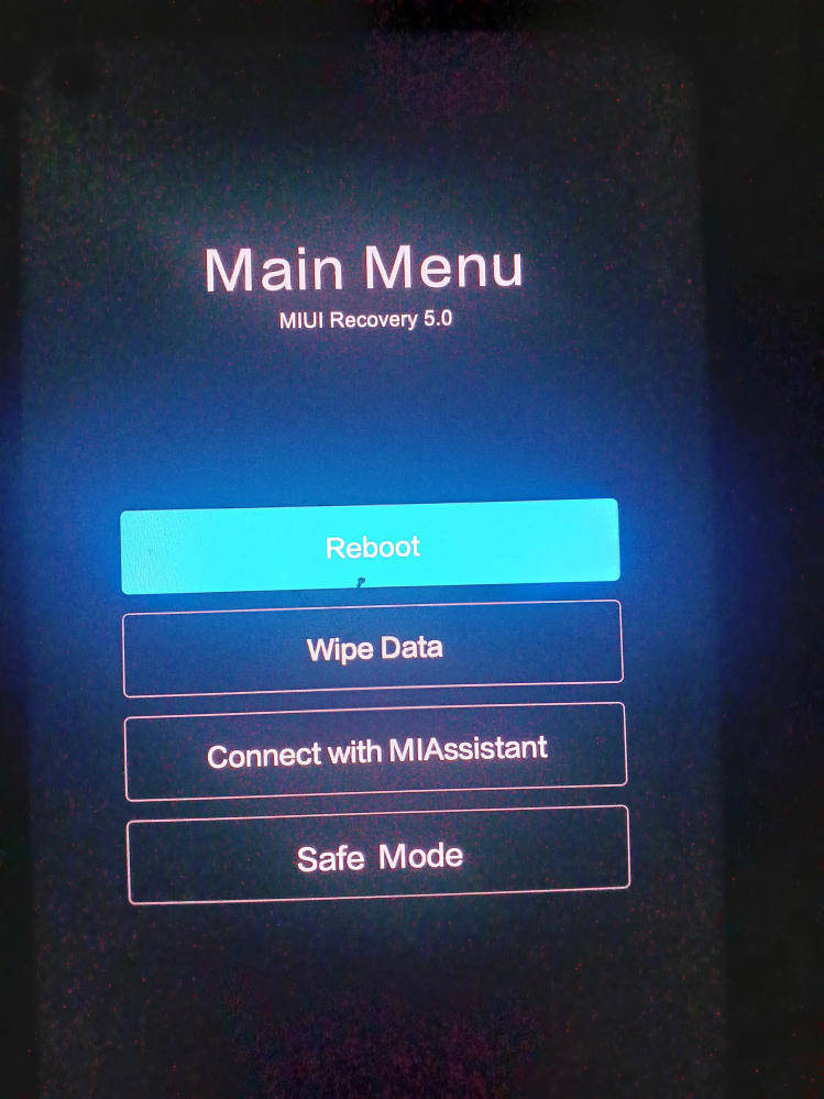 スマホの強制初期化のやり方を教えてください。Xiaomiを使っています