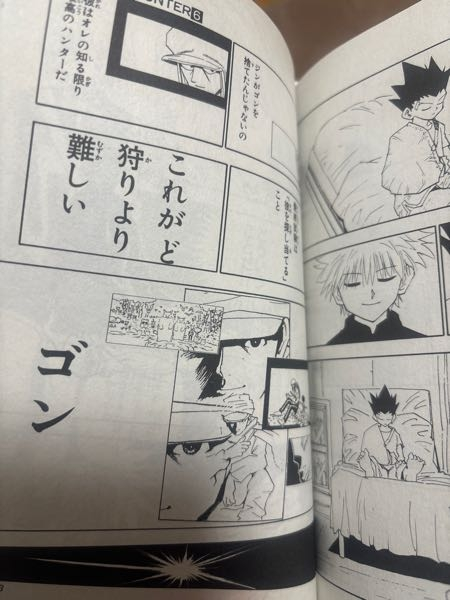 ハンターハンター6巻133ページの文章でこれがど狩りより難しいって 
