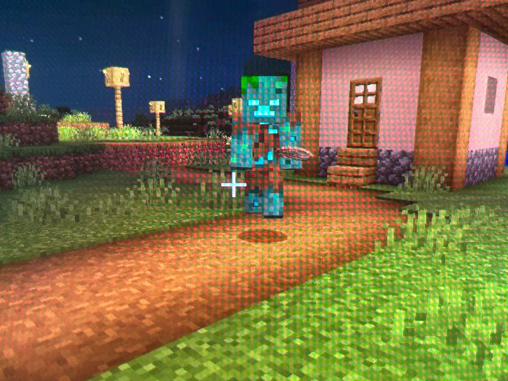 最近マインクラフトをプレイしていた時の話です。 いつも通り1人で新しいワールドを作りサバイバルをしていたのですが村に着いてしばらくすると家のドアのまえで挙動がおかしいドラウンドが居ました。 村人を助けるために弓で射ったのですが、 ジャンプしながら殴りかかってきました。 ドラウンドはジャンプしながら殴りかかってくるんですかね...？ オンラインで誰か入ってくることは無いと思います。 マインクラフトをよくプレイするのですが陸に上がってジャンプしながら殴ってくるドラウンドははじめてだったので疑問に思い質問させていただきます。 （統合版、最新）