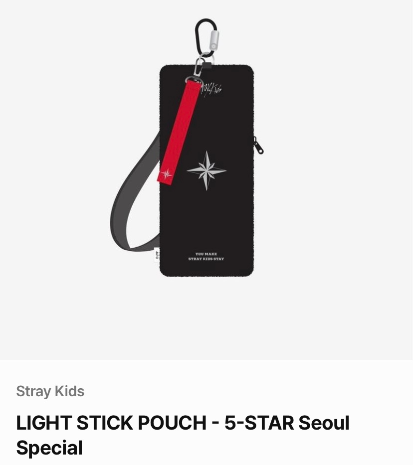 StrayKidsのペンライトケースについてです。この画像のケースにVer2