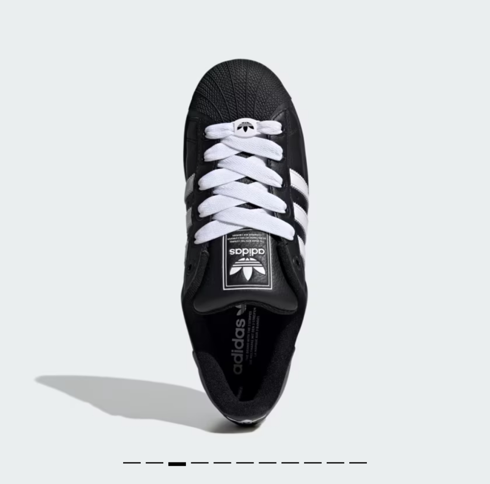 adidasのスーパースターについているこの太めの靴紐は、靴紐だけで売っ 
