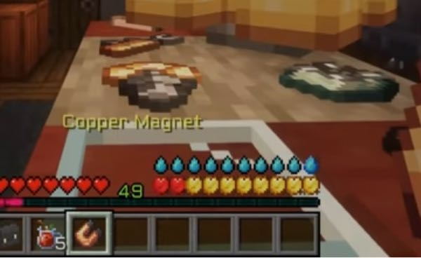至急！ Minecraftについての質問です！ 写真にあるアイテムを飾れるガラスのような物は何のMODに有りますでしょうか？