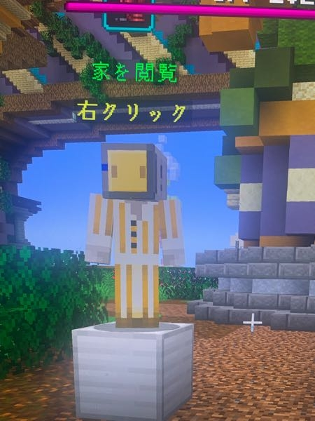 画像のように、人を立たせるにはどうすれば良いですか？カスタムNPCなどのmodではなくコマンドのみで実行する方法があれば教えください。 JavaEdition です。